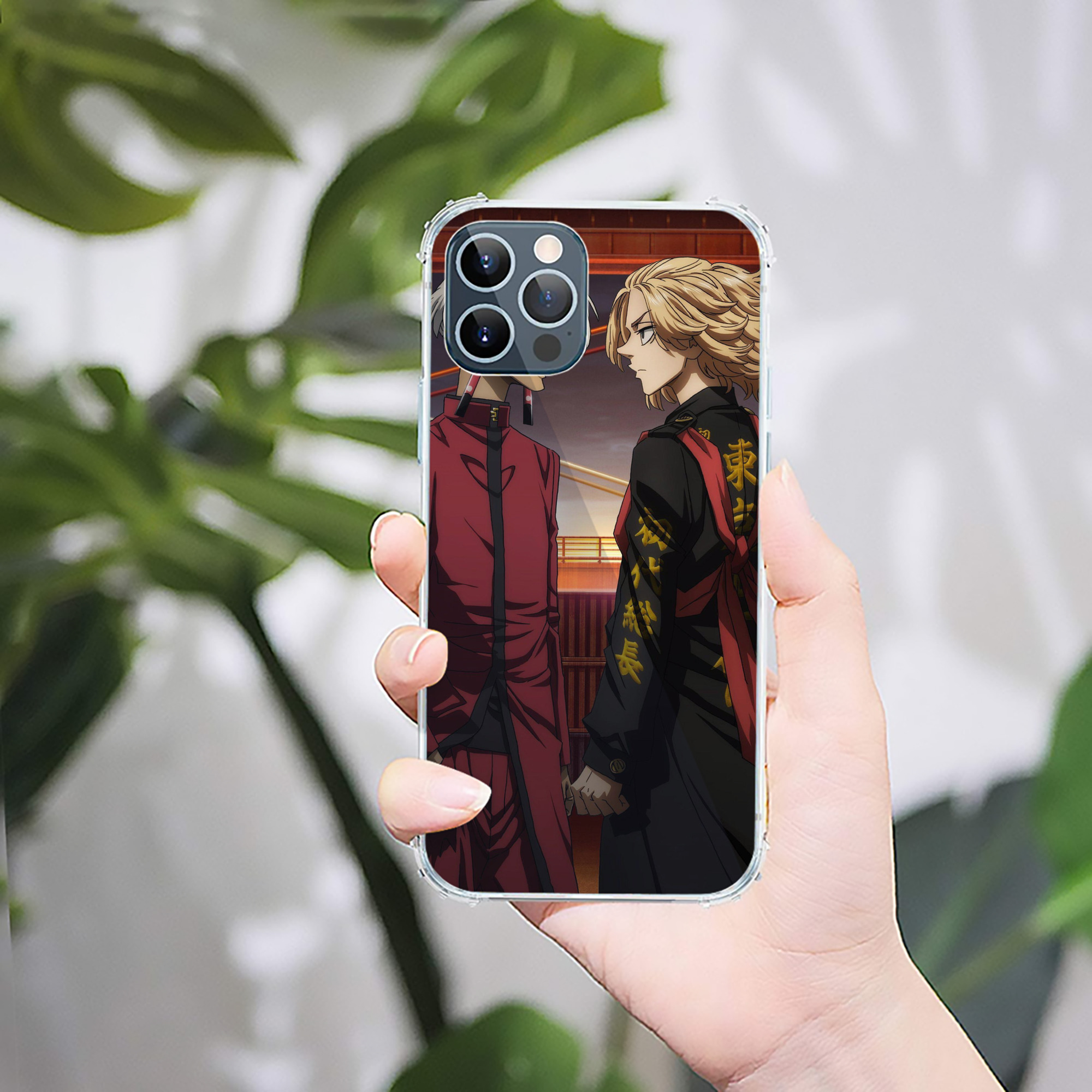 （画像用） 東京リベンジャーズ Tokyo Revengers 【iPhone 12シリーズ対応】透明スマホケース（クリアソフトケース）